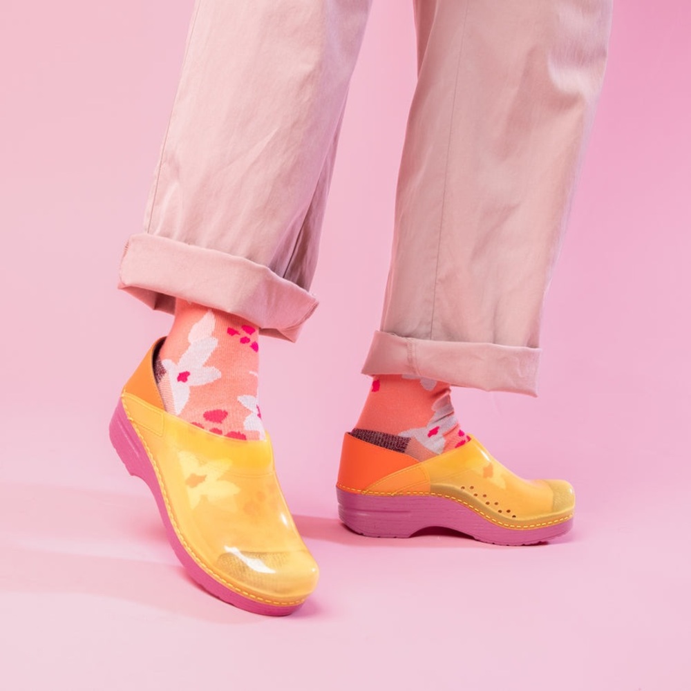 Dansko Professional Yellow Translucent Clog